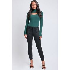 Dive into your chill era with our Womens High Rise Skinny Cargo Jeans. Constructed with stretchy midweight denim, this high-waisted jean features a skinny silhouette that is fitted from hip to hem  perfect for a flattering look that shows off your every curve. Detailed with vintage-inspired rectangular patch pockets at the front, snap button cargo pockets at the side, and a stretch waist that will have you feeling comfortable all day long. Style with your favorite tee and sneakers for a casual l All Jeans, Straight Crop Jeans, Distressed Denim Jeans, Women Essentials, Long Style, Cargo Jeans, Denim Shop, Stretch Jeans, Colored Jeans