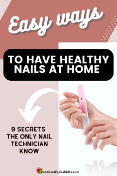 How to Make Natural Nails Healthy and Beautiful: 9 Tricks for healthy nails from a Pro - Evon’s Healthy habits Biotin Supplement, Old Nail Polish, Nails Healthy, Secret Nails, Cuticle Cream, Orange Stick, Nail Care Tips, Brittle Nails, Social Care