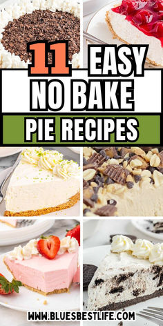 A collection of no bake pie recipes. No Bake Pie Recipes, No Bake Pie, Baked Pies, Oreo Cookie Crust, Oreo Flavors, Strawberry Lime, Chill Time, Just Chill