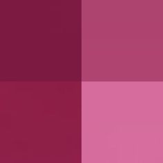 a pink and red color scheme with different shades