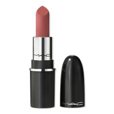 Mini MACximal Silky Matte Lipstick - MACXIMAL SILKY MAT LPSTK VELVET TEDDYBenefitsConditions and nourishes lipsImmediate and 8-hour moistureComfortable formulaLong-wearing and color-true, 12 hoursNon-feathering and non-bleeding, 12 hoursNon-flaking and non-caking, 12 hoursIconic matte lipstick that changed the world we live in may have been reimagined, but each famous and fresh hue still serves up that signature vanilla scent you already loveKey IngredientsCoconut Oil, Organic Shea & Cocoa Butte Velvet Teddy Mac, Mac Lipstick Velvet Teddy, Bday List, Lipstick Mac, Velvet Teddy, Vanilla Scent, Mac Mini, Mac Lipstick, Ulta Beauty