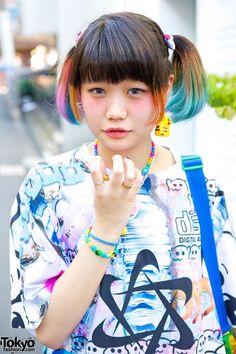 #street #fashion #style Harajuku Style Tiered Mini Skirt For Summer, Harajuku Style Tennis Skirt For Spring, Harajuku Style Tiered Mini Skirt, Harajuku Fashion Rainbow, Kuu Kuu Harajuku Dolls, Pastel Skirt, Harajuku Street Style