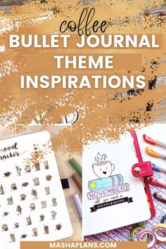 Brew some creativity into your Bullet Journal with over 23 coffee-themed inspiration ideas! ☕✍️ From steaming mugs to cozy café doodles, find the perfect blend of art and organization. Click to get inspired and start your aromatic adventure! #CoffeeLovers #BulletJournalThemes #BuJoInspo 📔✨ Coffee Bullet Journal, Free Bullet Journal Printables, Bullet Journal Spreads, Bullet Journal Printables, Embellishment Diy, Coffee Theme, Journal Spreads, Plan With Me, Cozy Cafe