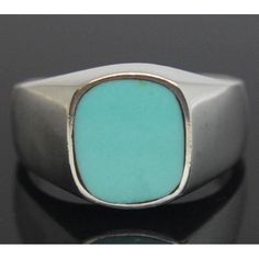 Stamped .925 Sterling Stamp Turquoise inlaid cabochonCabochon is piece of gemstone, glass or other material shaped and polished instead of faceted| Finger Ornaments, Black Diamond Bands, Silver Turquoise Ring, Mens Ring Sizes, Men Rings, Sterling Silver Rings Turquoise, Mens Rings, Man Clothing, Ring Turquoise