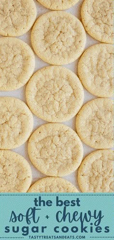 the best soft and chewy sugar cookies