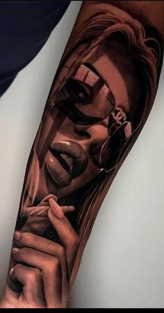 Payasa Tattoo Sleeve, Shhh Tattoo, Payasa Tattoo, Hip Hop Tattoo, Forearm Cover Up Tattoos, Calf Tattoo Men, Glasses Tattoo, Face Tattoos For Women