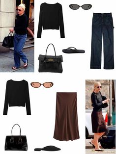 A 15 Piece Carolyn Bessette-Kennedy Inspired Spring Capsule Wardrobe - livelovesara Carolyn Bassette, 90s Minimalism Fashion, Money Mood, 2000s Women, Outfit Recipes, Editorial Lookbook, Realistic Fashion, The Ripple Effect, Carolyn Bessette