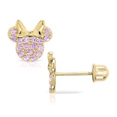 14k Solid Gold Mouse Bow CZ Statement Stud Earrings Cute Screw Back Earrings Gift for Women & Girls Baby Add a touch of charm to any outfit with these 14k Solid Gold Mouse Bow CZ Statement Stud Earrings. Featuring a cute mouse bow design adorned with sparkling cubic zirconia, these earrings offer a playful yet refined look. Perfect for women and girls, they come with secure screw backs to ensure a comfortable fit. Ideal as a gift for special occasions or as a delightful treat for yourself. Eleva Bow Design, Gold Polish, Screw Back Earrings, Girl Baby, Gold Design, Gift For Women, Earring Gifts, Jewelry Earrings Studs, Favorite Jewelry