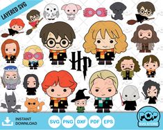 harry potters clipart set