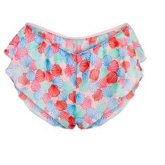 Feel ultra-feminine with this romantic cheeky panty! The Graciela Flutter Panty features a soft, 100% recycled polyester fabric and a comfy V-front shape. Flirty Stretch Bottoms For Vacation, Flirty Short Loungewear Bottoms, Stretch Short Bottoms For Pajama Party, Pink Summer Sleepwear Brief, Summer Brief Pajama Shorts For Loungewear, Stretch Bottoms For Summer Pajama Party, Loungewear Briefs With Elastic Waistband, Pink Flirty Bottoms For Loungewear, Feminine Stretch Beach Bottoms