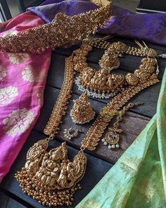 Temple Jewelry Necklace, Gold Temple Jewellery, Gold Necklace Indian Bridal Jewelry