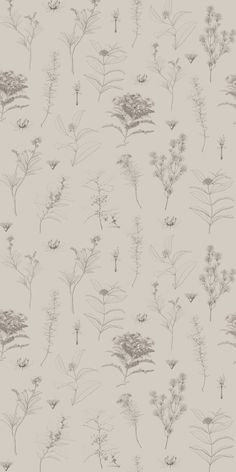 an image of a wallpaper with plants on it