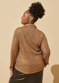 Plus Size Mesh Shirt Plus Size Sequin Top Plus Size Shirts Plus Size Sequin, Winter Plus Size, Mesh Shirt, Top Plus Size, Style Upgrade, Ashley Stewart, Faux Leather Skirt, Sequin Top, Bra Cups