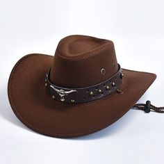 Product Overview Step into the world of classic Western charm with our Vintage Western Cowboy Hat. Perfectly blending style with practicality, this hat is a must-have accessory for any travel enthusiast or party-goer. Its solid color and elegant suede-like finish make it an ideal choice for both men and women who appreciate timeless style with a modern twist. Key Features Material: High-quality polyester with a suede finish for durability and comfort. Applicable Season: Versatile design perfect Chapeau Cowboy, Western Cowboy Hats, Hat Stands, Functional Accessories, Suede Material, Vintage Western, Summer Festival, Cowboy Hat, Western Cowboy