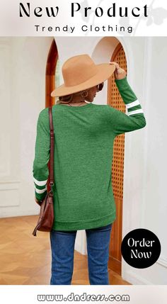 V-neck Long Sleeve T-shirt Casual V-neck Tops For Fall, Sporty V-neck T-shirt For Fall, Green V-neck Top For Fall, Cotton V-neck T-shirt For Fall, Green V-neck T-shirt For Fall, Fall V-neck T-shirt, Casual Green V-neck Top, Green V-neck Casual Top, Sporty Green V-neck T-shirt