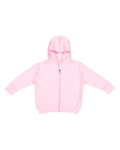 Topstitch hood, neck and covered zipper; Pouch pockets; Jersey-lined double-needle hem hood; CPSIA compliant tracking label in side seam; Coverstitch ribbed cuffs and waistband; Coverstitch shoulders and armholes; EasyTear™ label Toddler Hoodie, Pink Hoodie, Pink Sweatshirt, Kids Sweatshirt, Zip Sweatshirt, White Sweatshirt, Wholesale Clothing, Fleece Hoodie, Pocket Pouch