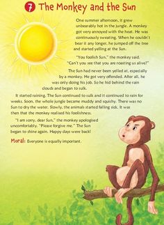 the monkey and the sun is shown in this children's book