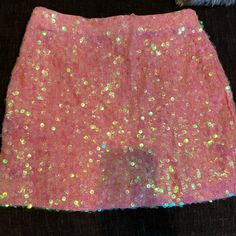 Cutest Skirt. Sparkly Sequins Beautiful Shade Of Pink. New With Tags. Bought For A Taylor Swift Party Pink Sparkle Skirt, Pink Sequin Mini Skirt For Summer, Pink Fitted Sequin Skirt, Sparkly Pink Mini Skirt, Luxury Pink Sequined Skirt, Pink Sequin Skirt, Pink Denim Skirt, Womens Grey Sweater, Sparkly Skirt