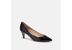 Coach Sloane Pump Shoes  Color: Black  Size 6 Patent leather upper Leather lining and footbed Rubber outsole Slip on 2 1/4" heel Style No. CD298 Signature Hardware, Shoes Color, Shoes Black, Womens Heels, Pump Shoes, Low Heels, Shoes Women Heels, Black Shoes, Women's Shoes