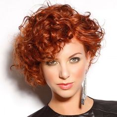 Short Side Bangs, Boring Hair, Short Haircut, Curly Hair Cuts, Short Curly Hair