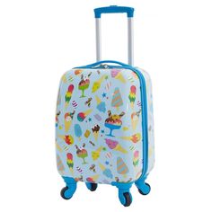 Travelers Club kids 5 piece luggage set is perfect for a short weekend trip, daycare, school and much more. Playful Back To School Luggage, Pottery Barn Kids Suitcases Shark, Kids Luggage Sets, Unicorn Print Standard Backpack For Travel, Spinner Luggage Sets, Spinner Luggage, Club Kids, Luggage Sets, Kids Luggage