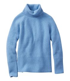 With cozy texture and an airy, almost bouncy feel, this is our softest waffle fabric in a turtleneck sweater designed to stand out. Falls at high hip. Slightly Fitted: Softly shapes the body. In a waffle-textured blend of 55% cotton, 41% nylon and 4% spandex. Handwash and dry flat, or dry clean. Side zips. Foldover turtleneck. Extended rib trim. Imported. Fit: Slightly Fitted | Women's SuperSoft Waffle Sweater, Turtleneck, Cotton/Nylon Cozy Textured Knit Turtleneck For Layering, Turtleneck Textured Knit Top For Cold Weather, Casual Textured Knit Turtleneck For Work, Cold Weather Textured Knit Turtleneck Top, Stretch Waffle Knit Sweater For Fall, Casual Solid Turtleneck With Textured Knit, Casual Textured Knit Solid Turtleneck, Spring Cozy Ribbed Turtleneck, Spring Textured Knit Turtleneck