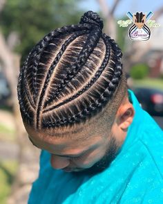 Braided Cornrow Hairstyles Men, King Hairstyle, Male Cornrows, Fade Braids, Male Braids, Cornrow Braids Men, Cornrow Designs, Braids With Fade