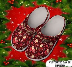 Get your product: Personalized Santa Claus Christmas Season Pattern Crocs Clog Shoes
1. PRODUCT INFORMATION:

Incredibly light and fun to wear.
Water-friendly and buoyant; weighs only ounces.
Ventilation ports add breathability and help shed water and debris.
Easy to clean and quick to dry.
Upper: Croslite.
Lining: Croslite.
Sole: Croslite.
2. SIZE CHART:
3. RETURN:
We will gladly issue you a replacement item or issue a refund back to your original form of payment for any of the following reason Crocs Outfit, Christmas Snowflakes Pattern, The Grinch Christmas, Crocband Clog, Crocs Clog, Clog Shoes, Crocs Clogs, Crocs Classic Clogs, Wooden Shoes