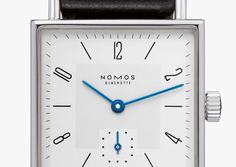 Tetra 27 — NOMOS Glashütte Blue Rectangular Timeless Watch, Blue Rectangular Business Watches, Timeless Blue Rectangular Watch, Rectangular Blue Quartz Watches, Elegant Blue Rectangular Watch, White Rectangular Business Watch, Modern Rectangular Watches With Date Indicator, Business White Rectangular Watch Accessories, Timeless Silver Square Watch