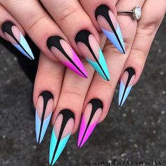 Natural Nail Art, Makeup Hacks Beauty Secrets, Nails Stiletto, Stiletto Nails Designs, Unique Acrylic Nails, Diy Beauty Hacks, Beauty Makeup Tips, Beach Nails, Natural Beauty Tips