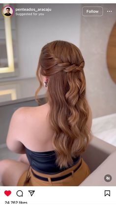 Half Updos For Medium Length Hair Formal, Fall Hairstyles For Black Women, 100 Hairstyles, Brown Hair Trends, Belle Hairstyle, Hair Curling Tips, Simple Prom Hair, Fall Hairstyles, Peinados Fáciles Para Cabello Corto