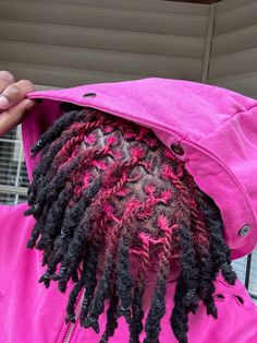 Fall Dreadlock Colors, Dyed Roots On Locs, Dyeing Locs, Hairstyles For Very Fine Hair, Reverse Ombre Locs, Loc Dye, Loc Dye Ideas, Dread Colors, Locs Dyed