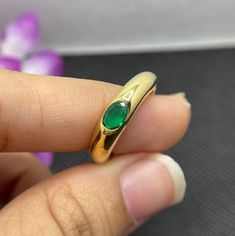 10k 14k 18k Solid Gold Unique Bold Chunky Ring, Statement Ring, Oval Cut Emerald Ring, Lab Emerald Ring, East to West Setting Oval Emerald Ring, Bold Dome Ring, Oval Emerald Dome Band, Rings for Women, OneSoulJewellery * Center Stone Details: - ↣Stone- Synthetic Emerald ↣Shape - Oval ↣Weight- 0.50 CT Approx. ↣Dimensions- 6 MM*4 MM Approx. ↣Color- Dark Green ↣Clarity- VVS/VVS1 ↣Cut- Excellent ↣Making Process - Handmade by Skilled Craftsmen. Note- All the Product have excellent Sparkle Camera does Gold Emerald Ring With Bezel Setting In Oval Shape, Gold Oval Emerald Ring With Bezel Setting, Gold Emerald Oval Cabochon Ring, Oval Cabochon Gold Birthstone Ring, Gold Emerald Ring With Oval Cabochon, Anniversary Emerald Cabochon Ring, Gold Emerald Ring For May Birthstone, Oval Shape, Gold Oval Emerald Gemstone Ring, Oval Gold Bezel Set Birthstone Ring