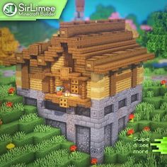 Minecraft Building Designs, Minecraft Medieval House, House Fits, Minecraft City Buildings, Minecraft Houses Survival, Minecraft House Plans, Bangunan Minecraft, Minecraft Farm