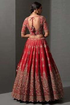 Buy Bright Red Sequins Embroidered Silk Bridal Lehenga Online | Samyakk Bright Red Bridal Lehenga, Bridal Lehenga 2024, Lehnga Inspiration, Red Lehenga Bridal, Bridal Choli, Silk Bridal Lehenga, Red Wedding Lehenga, Bride Lehenga