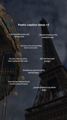 the eiffel tower is shown in this screenshot with caption below it