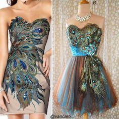 peacock dresses Peacock Dresses, Peacock Prom Dress, Peacock Applique, Homecoming Dresses Under 100, Peacock Theme, A Line Cocktail Dress, Mini Homecoming Dresses, Peacock Wedding