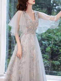 Chinese Fancy Dress, Dress A Line, Pageant Dresses, Dresses Evening, Beaded Lace, Fancy Dress, Evening Dress, Floor Length, Evening Dresses