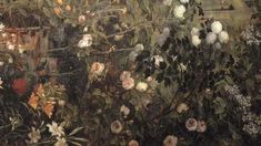 an image of a painting with flowers on it