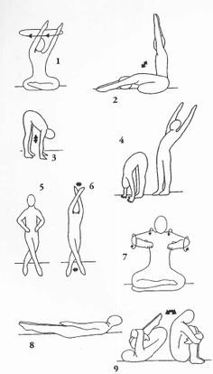 the diagram shows how to draw people in different poses and body shapes, including one person doing