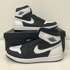 New In Box Nike Air Jordan 1 Retro High Og Black White Dz5485 010 Shoe Sneaker Men Size 11 Nike Jordan Shoes With White Sole For Streetwear, Nike Jordan High-top Black Shoes, Nike Air Jordan 8, Nike Air Monarch, White Basketball Shoes, Nike Air Jordan 6, Nike Air Jordan 1 Retro, Air Jordan 1 Retro High Og, Nike Air Force Ones