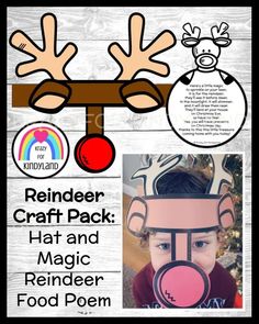 reindeer craft pack for kids to make