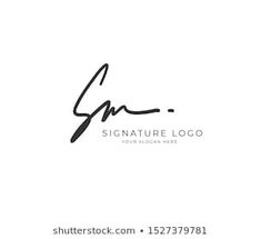 signature logo design with handwritten name and initial letter gn on the white background