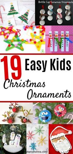 19 easy christmas crafts for kids to make