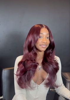 Pelo Color Vino, Hair Twist, Hairstyle Tutorials, Long Hairstyle, Twist Styles, Birthday Hair