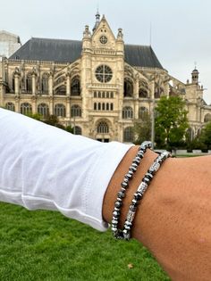 Men Bracelet Hematite Bracelet Beaded Bracelet Minimal - Etsy Spiritual Silver Beaded Bracelets With Black Beads, Gift Bracelet With Silver Beads And Hematite, Hematite Beaded Bracelet With Silver Beads, Adjustable Hematite Bracelet With Silver Beads, Silver Hematite Bracelets With Silver Beads, Silver Hematite Beaded Bracelets With Black Beads, Silver Hematite Bracelets With Round Beads, Silver Hematite Bracelet With Silver Beads, Silver Hematite Bracelets With Faceted Beads