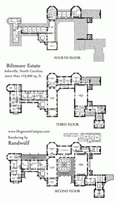 the floor plan for an old mansion