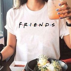 FREE SHIPPING Summer Fashion T Shirt Women Printed Friends T-shirts Short Sleeve O-neck Harajuku Kawaii Tops Tee Shirt Femme Clothing JKP2201 Summer Crew Neck Kpop T-shirt, Summer Kpop Crew Neck T-shirt, White Kpop T-shirt With Crew Neck, Kawaii Letter Print Summer Tops, Kawaii Letter Print Tops For Summer, Kawaii Summer Tops With Letter Print, Summer Kpop Tops With Text Print, Kpop Style Text Print T-shirt For Summer, Summer Kpop Style Short Sleeve Top