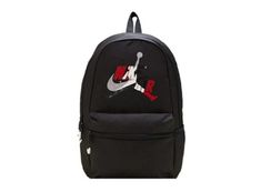 This Nike Air Jordan Jumpman Classics Backpack is the perfect accessory for school, work, or travel. With a sleek black design and red accents, it is both stylish and practical. The backpack features a zip closure, adjustable straps, and multiple pockets, including a laptop sleeve and bottle pocket. The canvas lining and eco-friendly materials make it durable and long-lasting. The backpack is part of the Nike Air Jordan Jumpman product line and features the iconic Jumpman logo. It is suitable for boys and has a spacious interior, measuring 13 inches in width, 17 inches in height, and 5 inches in depth. Whether you're a fan of Jordan or just looking for a reliable backpack, this Nike Air Jordan Jumpman Classics Backpack is the perfect choice. CONDITION: Brand New, Never Worn PAYMENT: PayPal Jordan Backpack, Jumpman Logo, New Nike Air, Red Accents, Black Backpack, Black Design, Laptop Sleeve, Nike Air Jordan, School Work