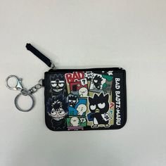 Coin Purse Aesthetic, Bag With Keychain, Outfit Drawings, Purse Decorations, Fashion Stand, Bag Keychain, Badtz Maru, Cute Purse